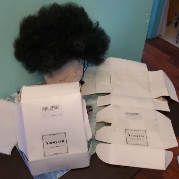 Pair Japan Synthetic Afro Ponytail Extensions - Picture 4 of 8